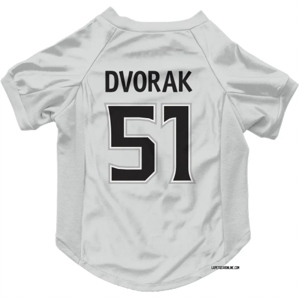 Los Angeles Kings Jakub Dvorak White Pet Jersey for Dog & Cat