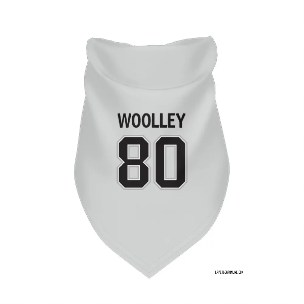 Los Angeles Kings Jared Woolley White Pet Bandana for Dog & Cat