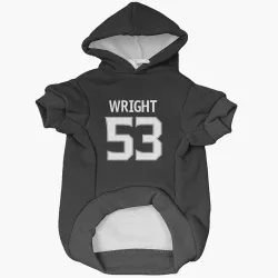 Los Angeles Kings Jared Wright Black Pet Hoodie for Dog & Cat