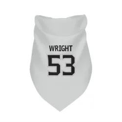 Los Angeles Kings Jared Wright White Pet Bandana for Dog & Cat