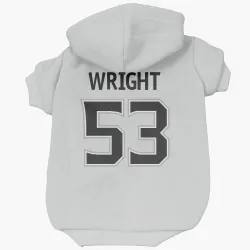 Los Angeles Kings Jared Wright White Pet Hoodie for Dog & Cat