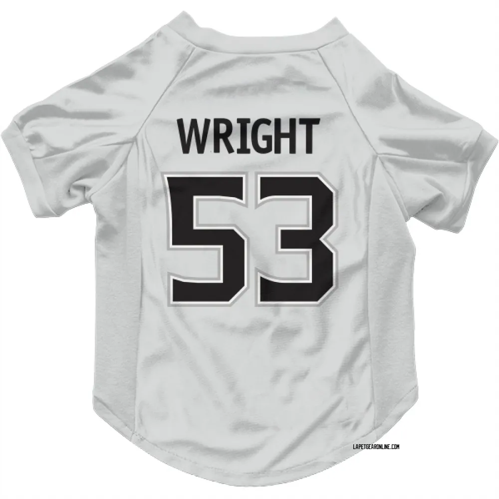 Los Angeles Kings Jared Wright White Pet Jersey for Dog & Cat