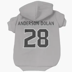 Los Angeles Kings Jaret Anderson-Dolan Gray Pet Hoodie for Dog & Cat