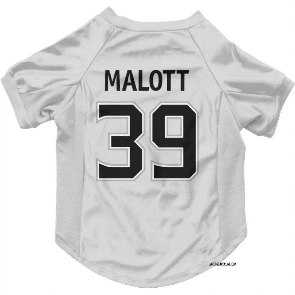 Los Angeles Kings Jeff Malott White Pet Jersey for Dog & Cat