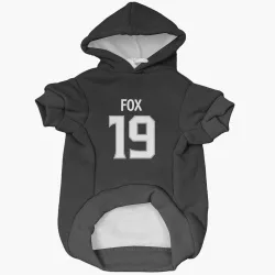 Los Angeles Kings Jim Fox Black Pet Hoodie for Dog & Cat