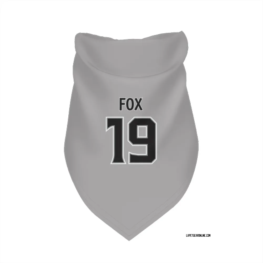 Los Angeles Kings Jim Fox Gray Pet Bandana for Dog & Cat