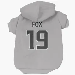 Los Angeles Kings Jim Fox Gray Pet Hoodie for Dog & Cat