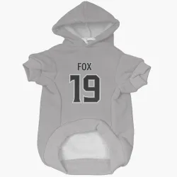 Los Angeles Kings Jim Fox Gray Pet Hoodie for Dog & Cat