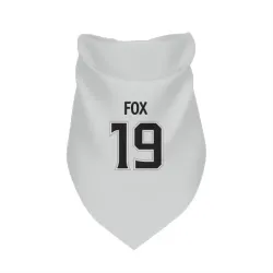 Los Angeles Kings Jim Fox White Pet Bandana for Dog & Cat