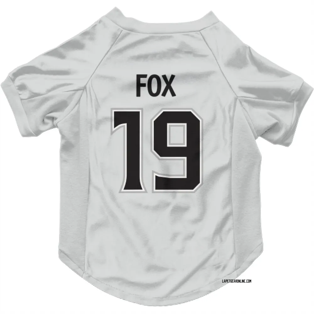 Los Angeles Kings Jim Fox White Pet Jersey for Dog & Cat