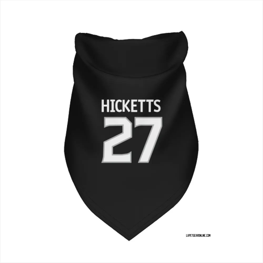 Los Angeles Kings Joe Hicketts Black Pet Bandana for Dog & Cat