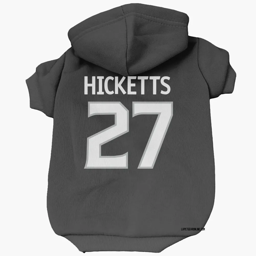 Los Angeles Kings Joe Hicketts Black Pet Hoodie for Dog & Cat