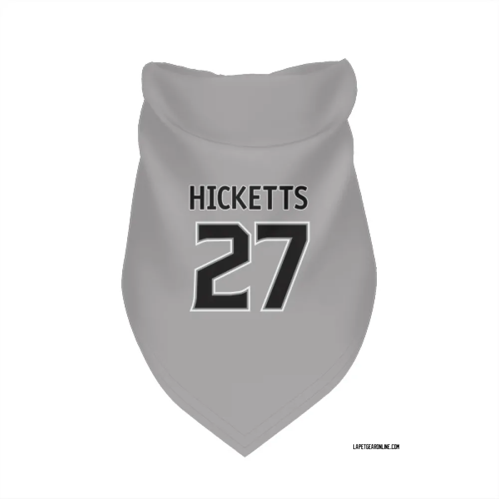 Los Angeles Kings Joe Hicketts Gray Pet Bandana for Dog & Cat