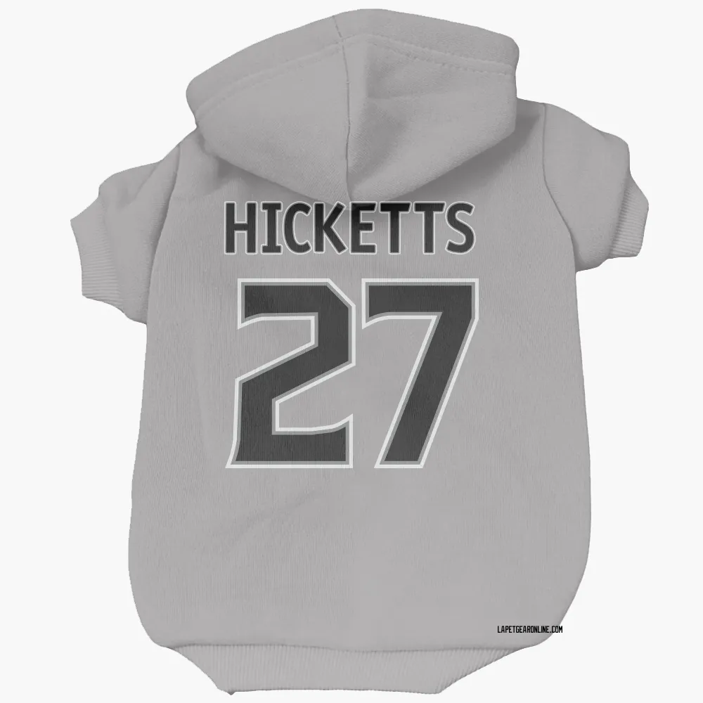 Los Angeles Kings Joe Hicketts Gray Pet Hoodie for Dog & Cat