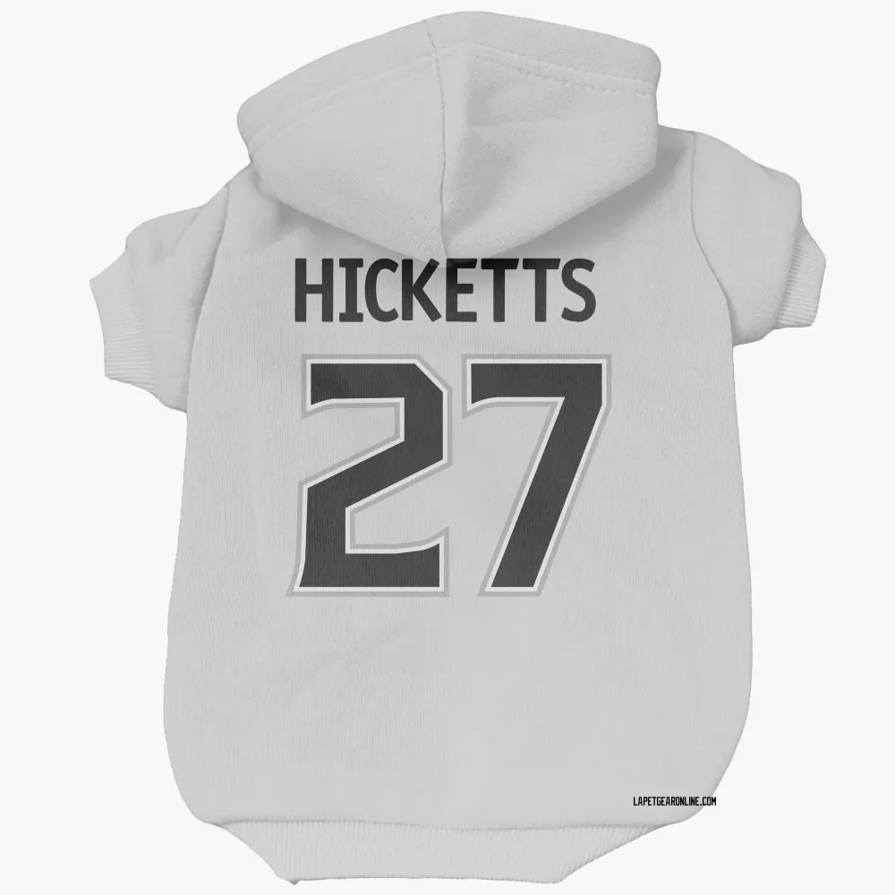 Los Angeles Kings Joe Hicketts White Pet Hoodie for Dog & Cat