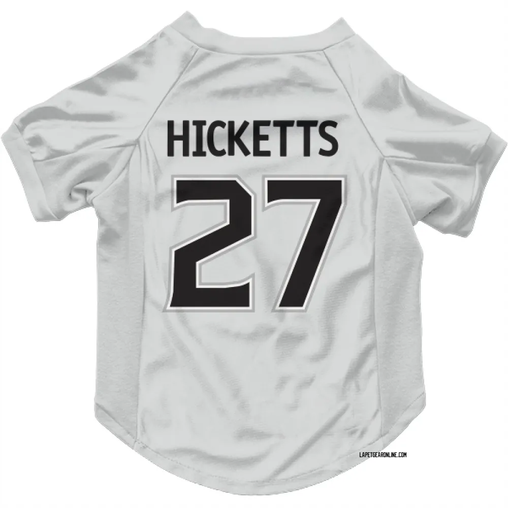 Los Angeles Kings Joe Hicketts White Pet Jersey for Dog & Cat