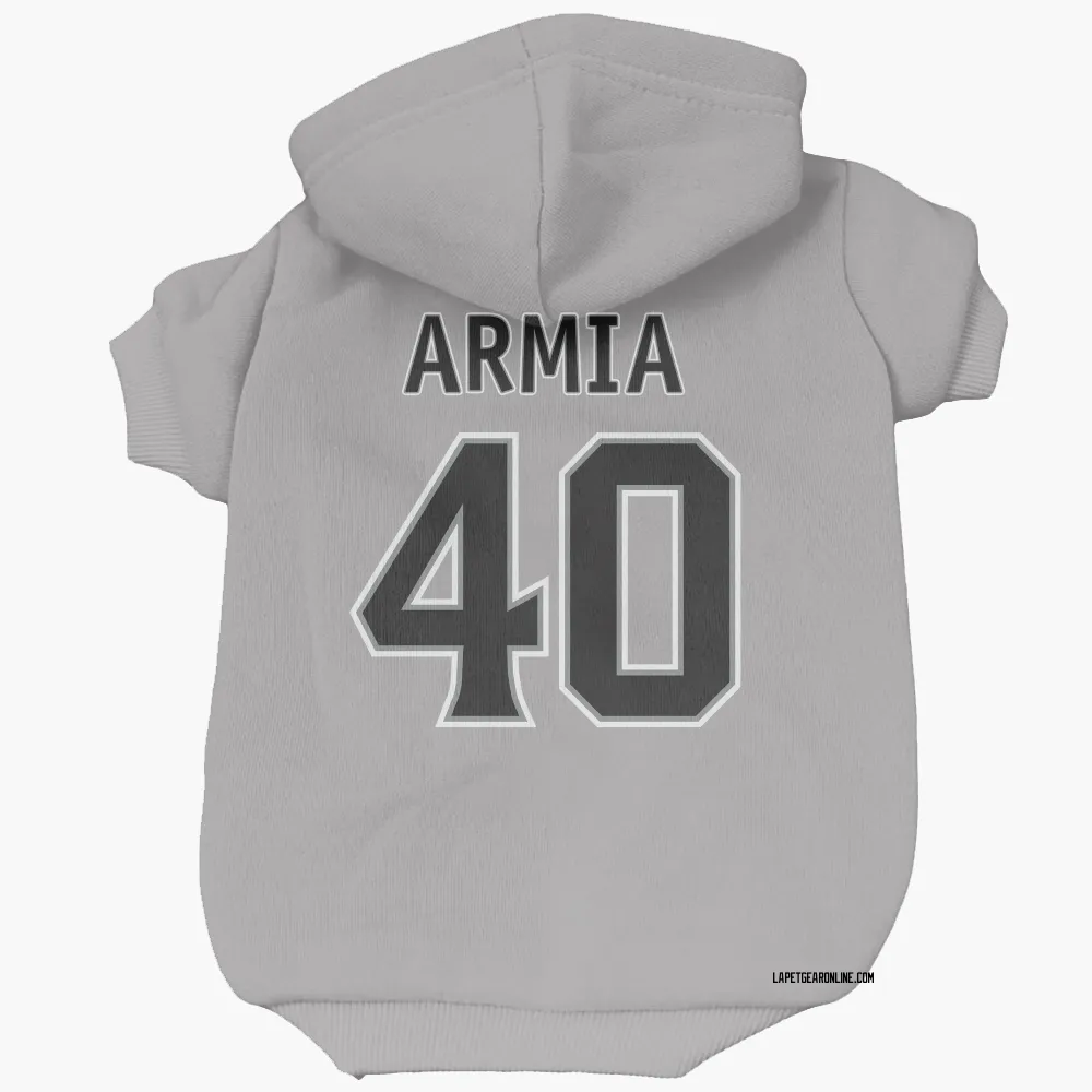 Los Angeles Kings Joel Armia Gray Pet Hoodie for Dog & Cat
