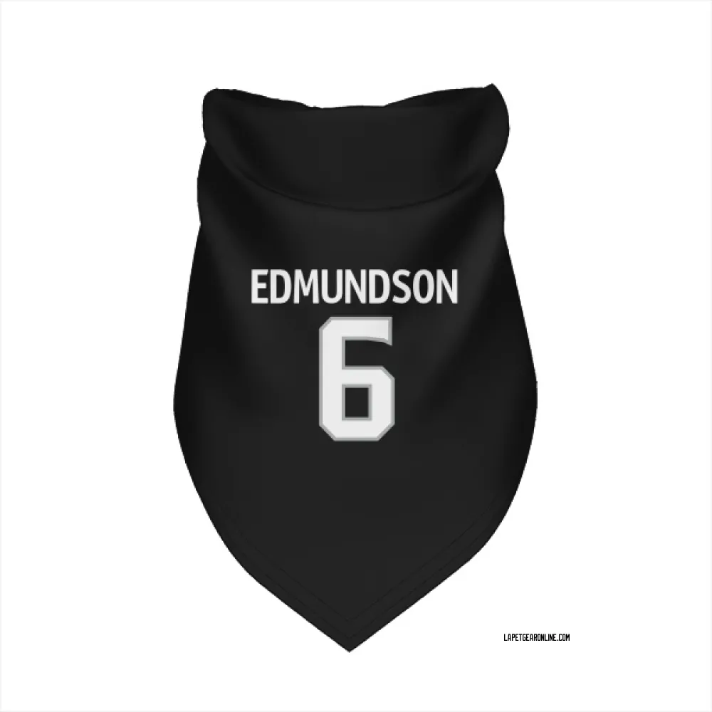 Los Angeles Kings Joel Edmundson Black Pet Bandana for Dog & Cat