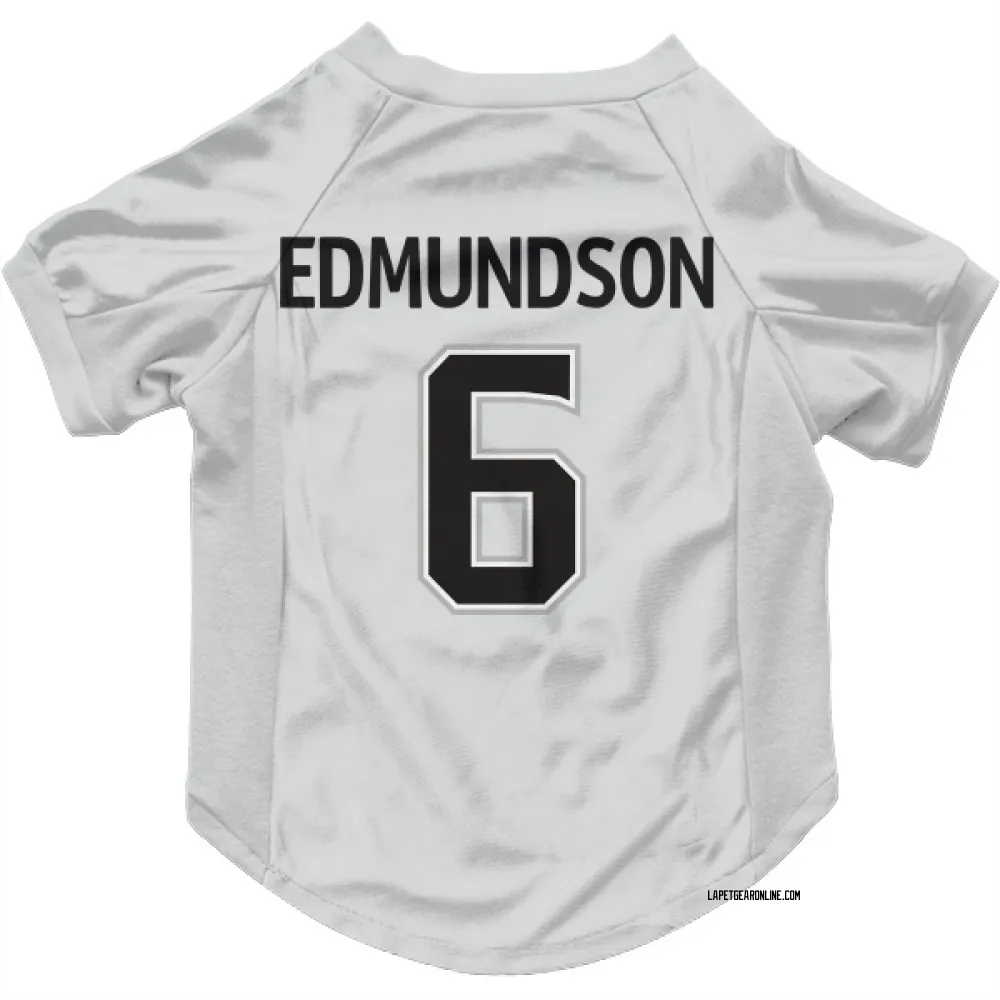 Los Angeles Kings Joel Edmundson White Pet Jersey for Dog & Cat
