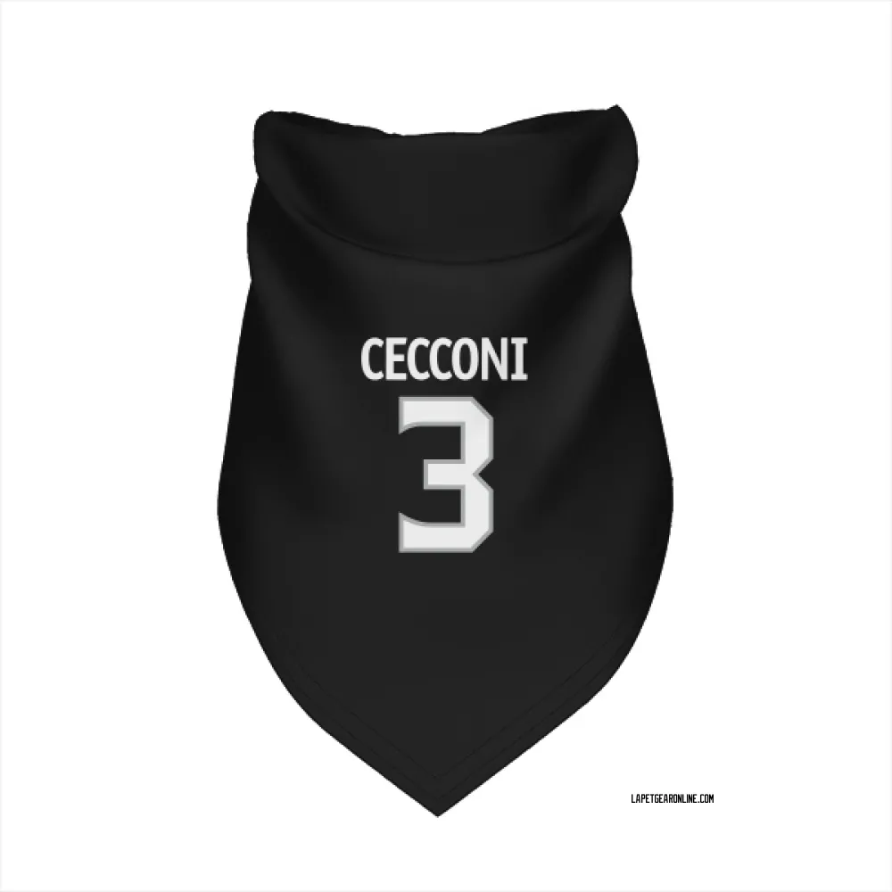 Los Angeles Kings Joseph Cecconi Black Pet Bandana for Dog & Cat