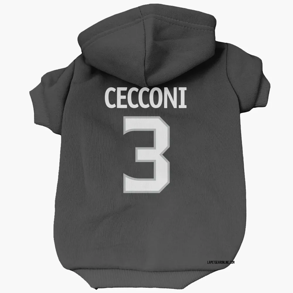 Los Angeles Kings Joseph Cecconi Black Pet Hoodie for Dog & Cat