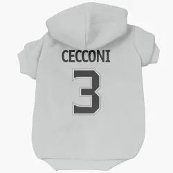 Los Angeles Kings Joseph Cecconi White Pet Hoodie for Dog & Cat