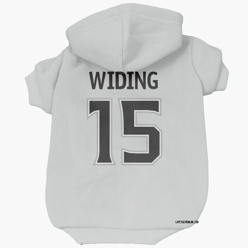 Los Angeles Kings Juha Widing White Pet Hoodie for Dog & Cat