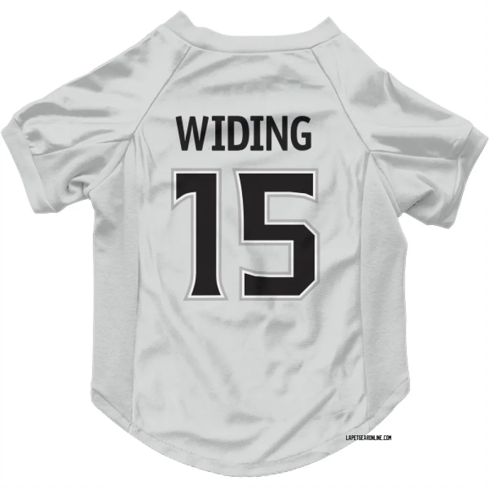 Los Angeles Kings Juha Widing White Pet Jersey for Dog & Cat