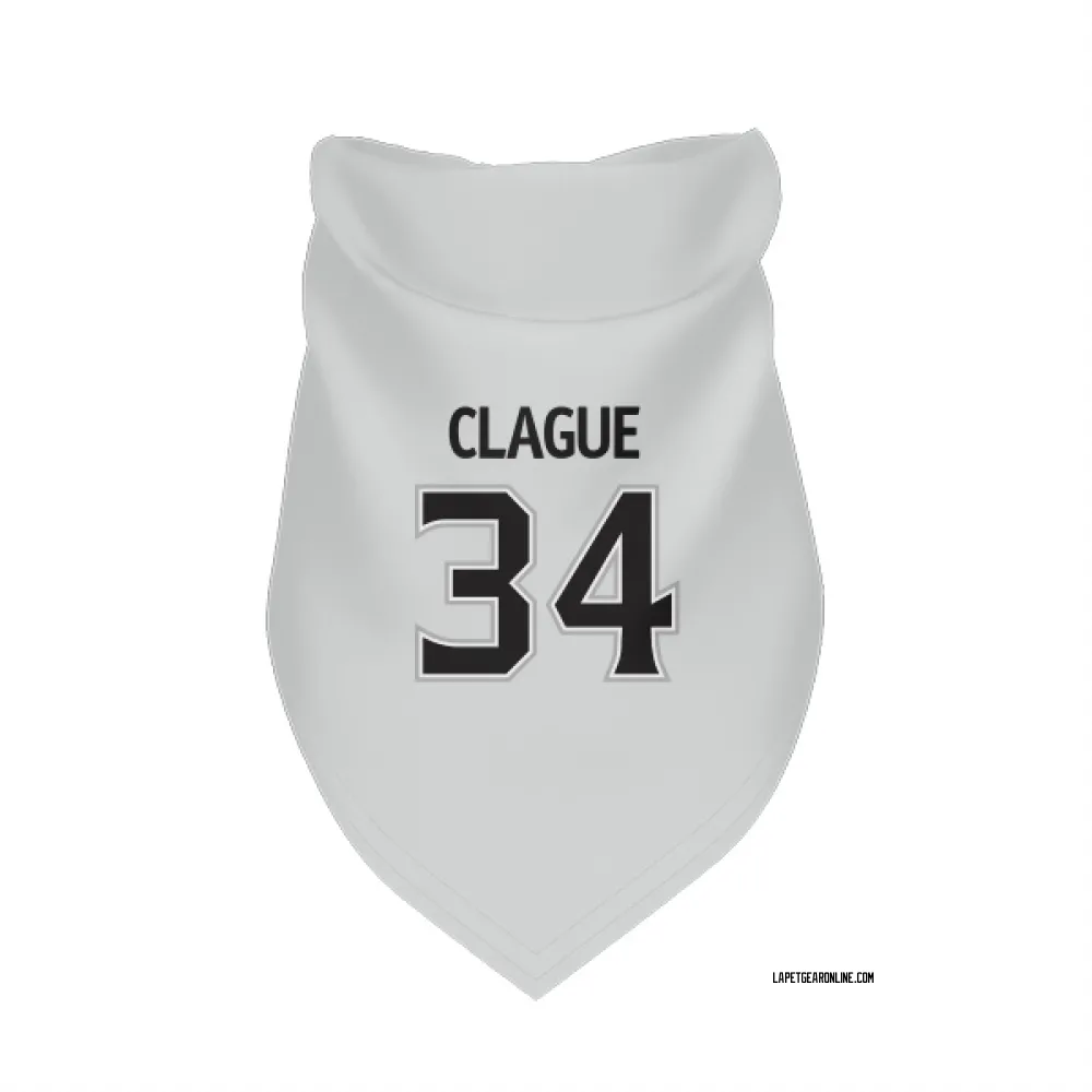 Los Angeles Kings Kale Clague White Pet Bandana for Dog & Cat