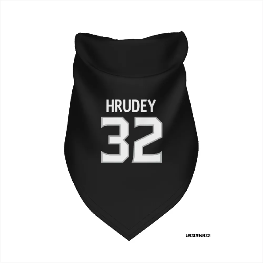 Los Angeles Kings Kelly Hrudey Black Pet Bandana for Dog & Cat
