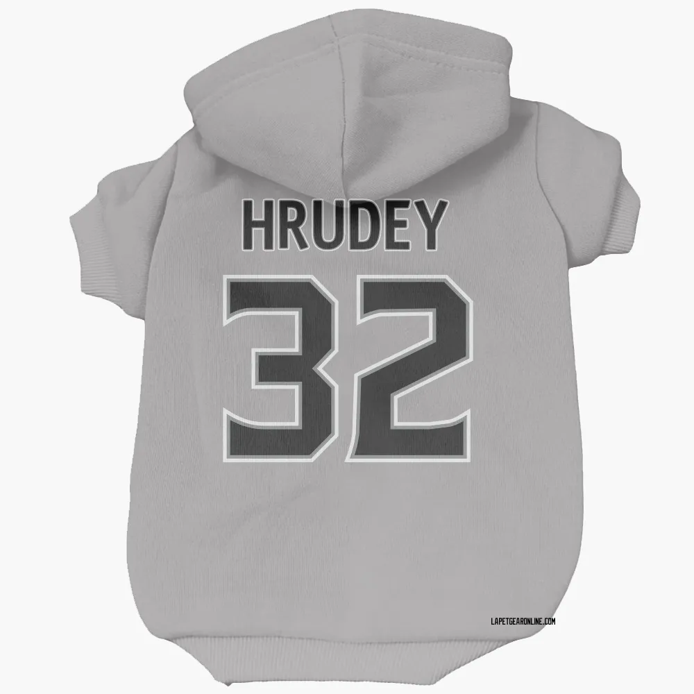 Los Angeles Kings Kelly Hrudey Gray Pet Hoodie for Dog & Cat