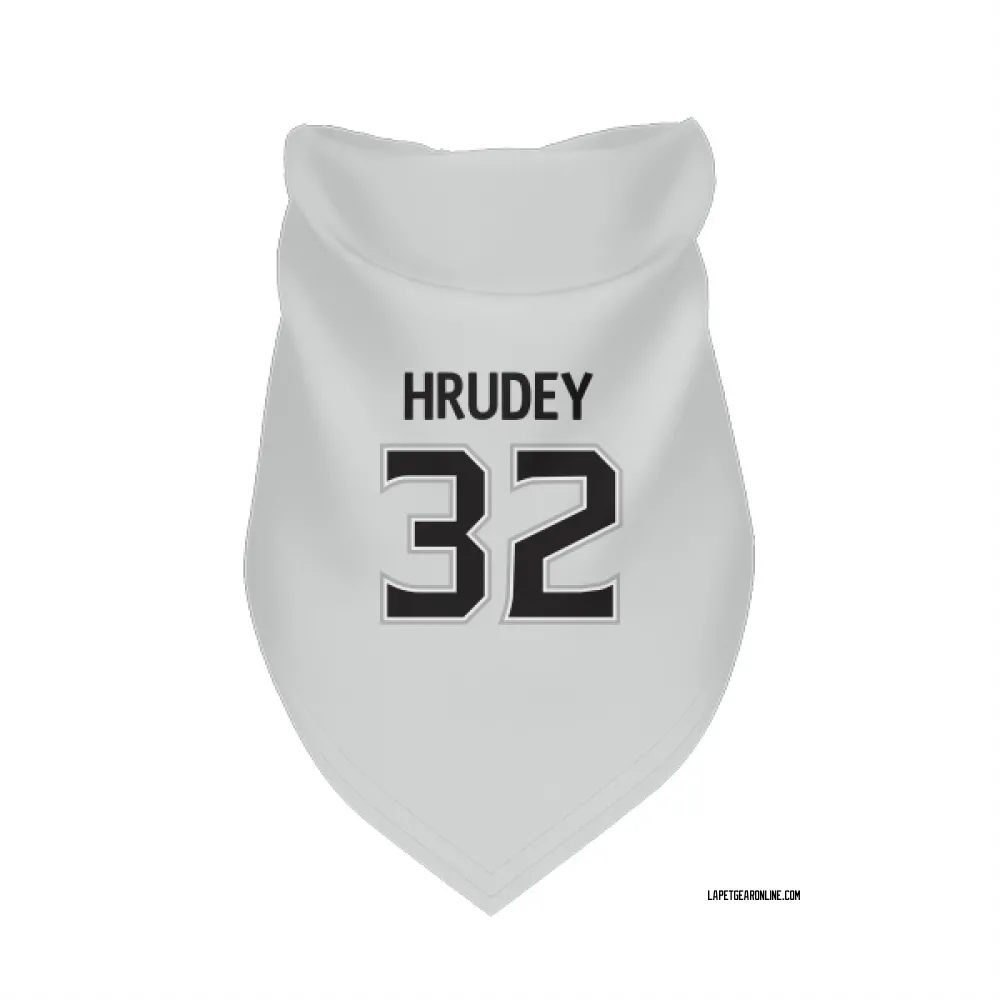 Los Angeles Kings Kelly Hrudey White Pet Bandana for Dog & Cat
