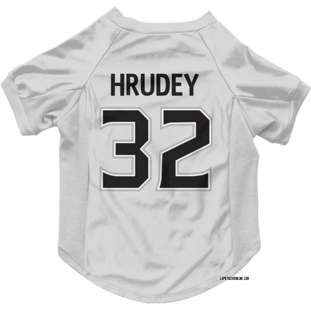 Los Angeles Kings Kelly Hrudey White Pet Jersey for Dog & Cat