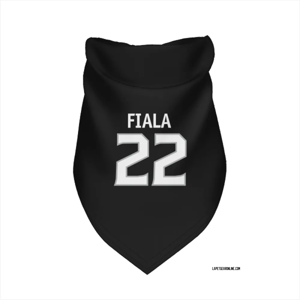 Los Angeles Kings Kevin Fiala Black Pet Bandana for Dog & Cat