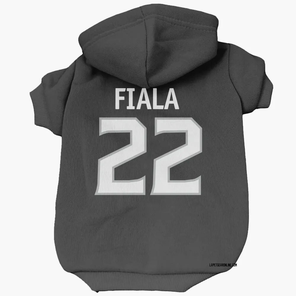 Los Angeles Kings Kevin Fiala Black Pet Hoodie for Dog & Cat