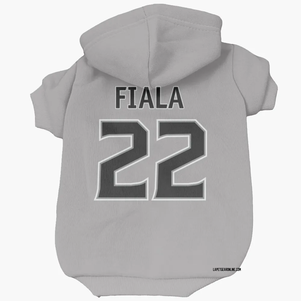 Los Angeles Kings Kevin Fiala Gray Pet Hoodie for Dog & Cat