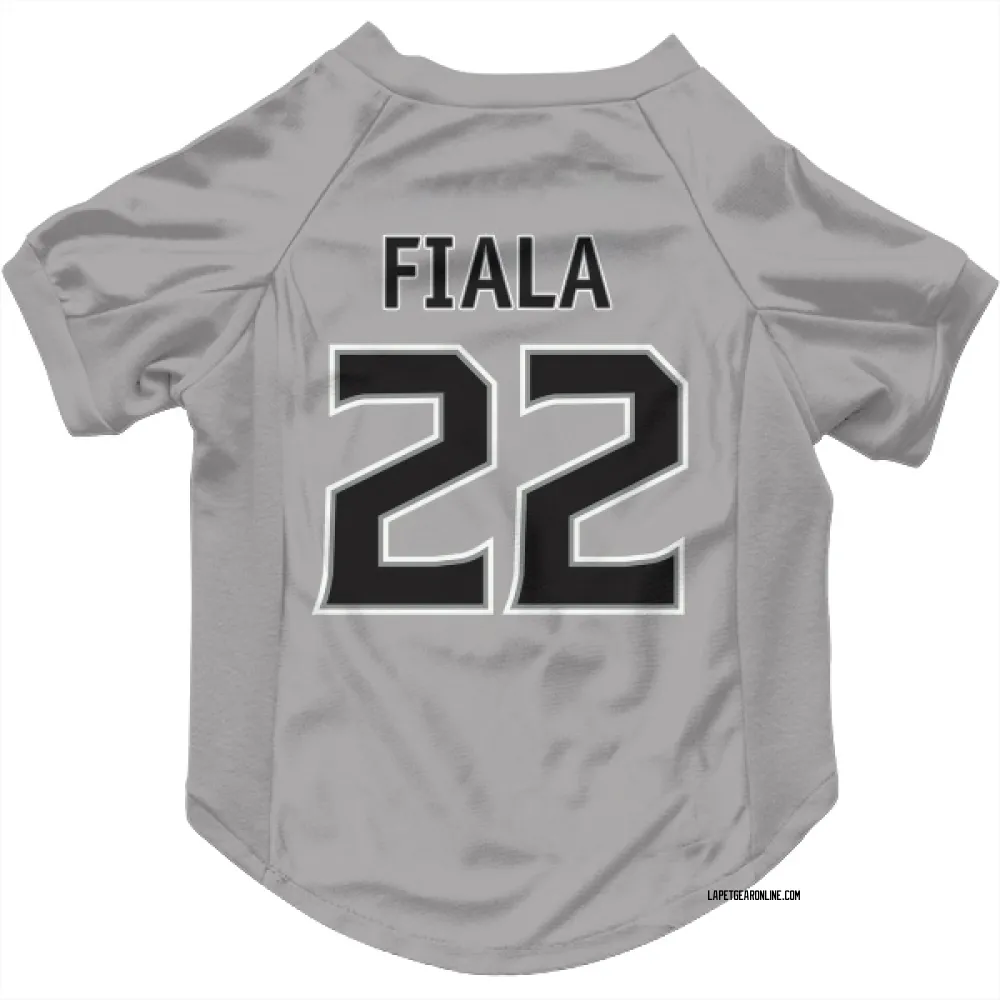 Los Angeles Kings Kevin Fiala Gray Pet Jersey for Dog & Cat