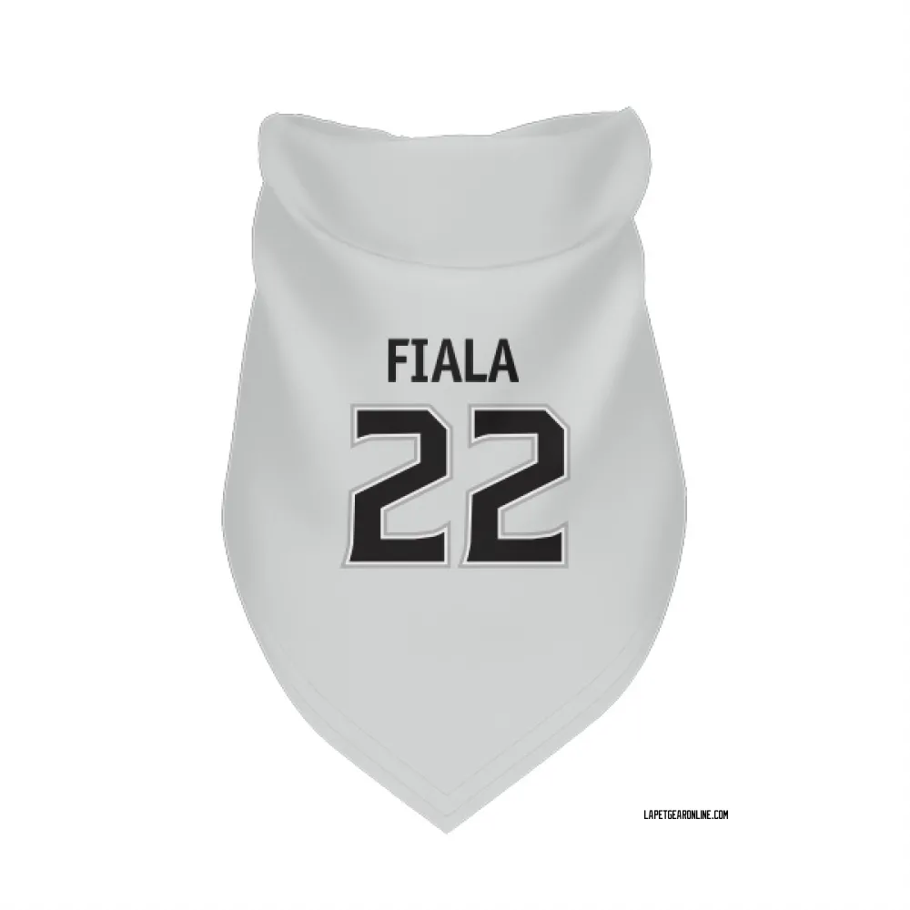 Los Angeles Kings Kevin Fiala White Pet Bandana for Dog & Cat