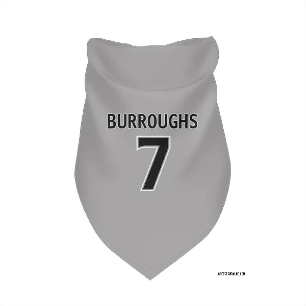 Los Angeles Kings Kyle Burroughs Gray Pet Bandana for Dog & Cat