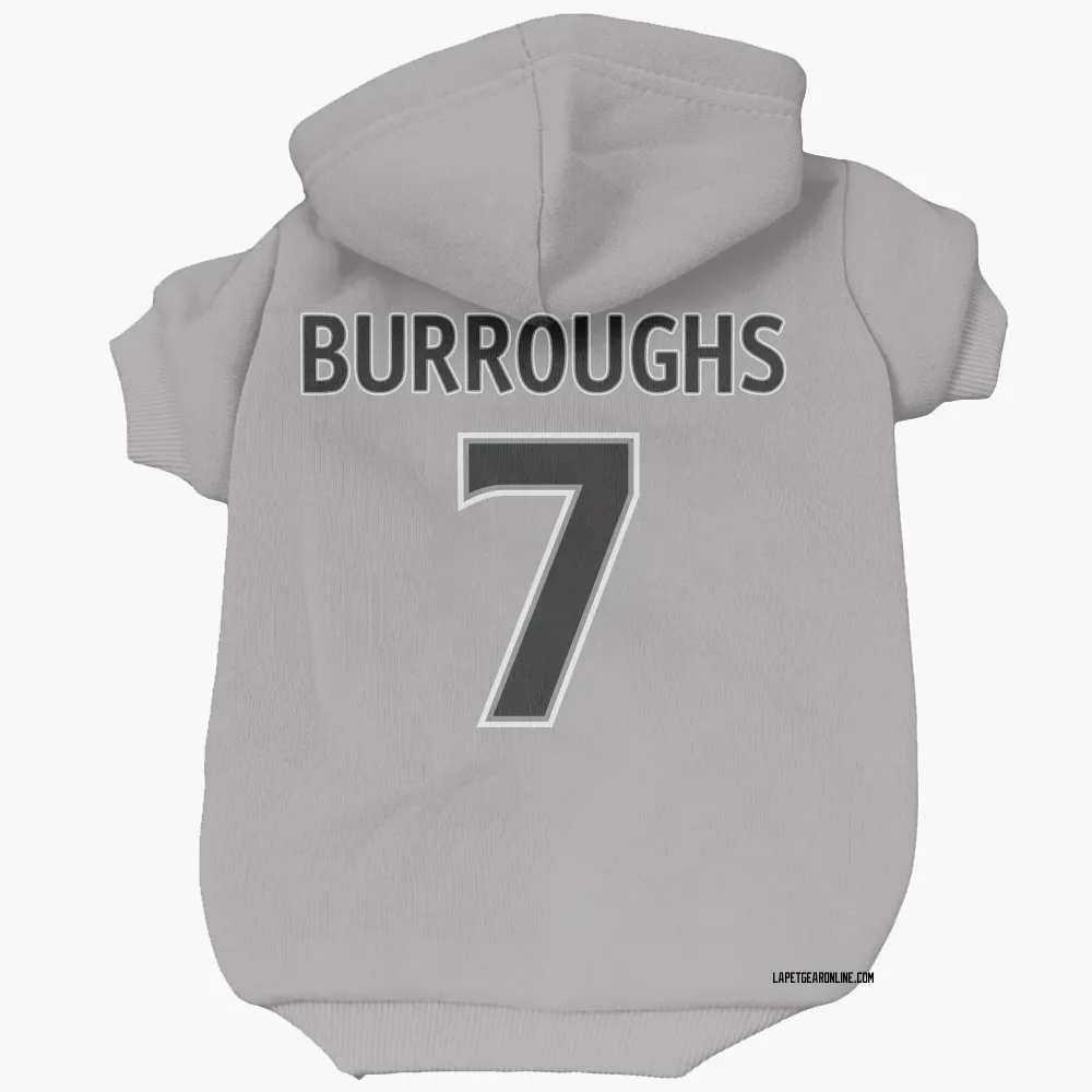 Los Angeles Kings Kyle Burroughs Gray Pet Hoodie for Dog & Cat