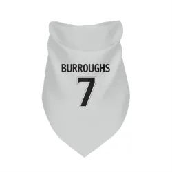Los Angeles Kings Kyle Burroughs White Pet Bandana for Dog & Cat