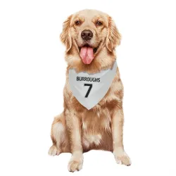Los Angeles Kings Kyle Burroughs White Pet Bandana for Dog & Cat