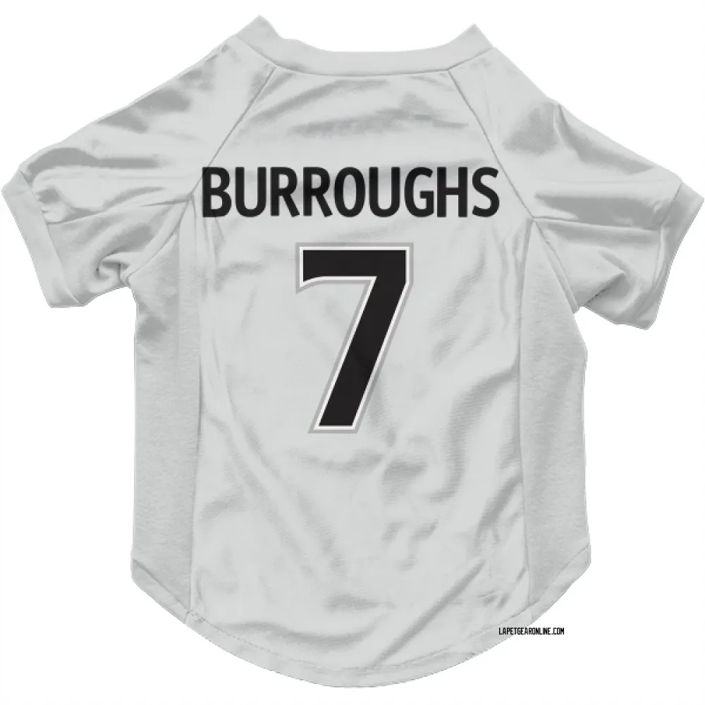 Los Angeles Kings Kyle Burroughs White Pet Jersey for Dog & Cat