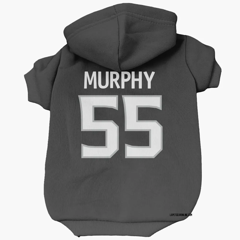 Los Angeles Kings Larry Murphy Black Pet Hoodie for Dog & Cat