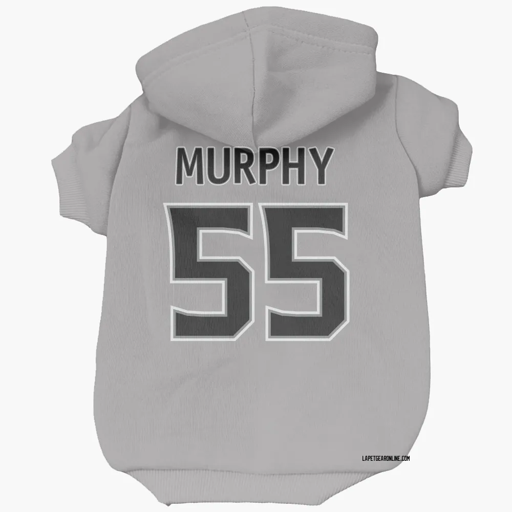 Los Angeles Kings Larry Murphy Gray Pet Hoodie for Dog & Cat