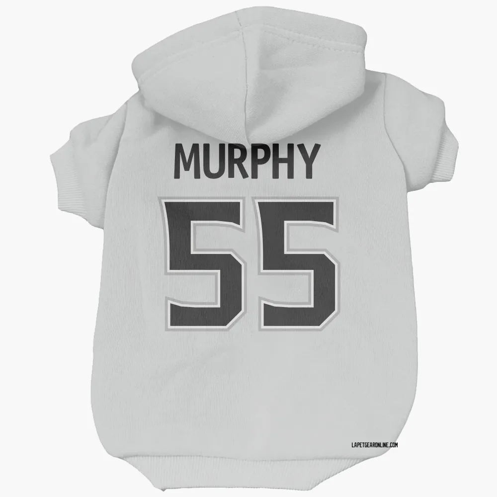 Los Angeles Kings Larry Murphy White Pet Hoodie for Dog & Cat