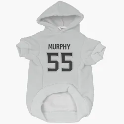 Los Angeles Kings Larry Murphy White Pet Hoodie for Dog & Cat
