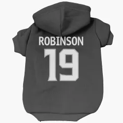 Los Angeles Kings Larry Robinson Black Pet Hoodie for Dog & Cat