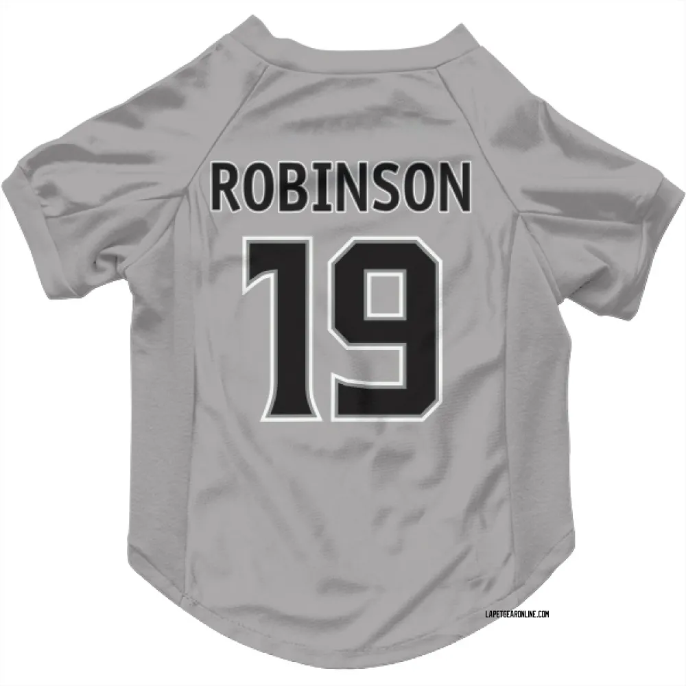 Los Angeles Kings Larry Robinson Gray Pet Jersey for Dog & Cat