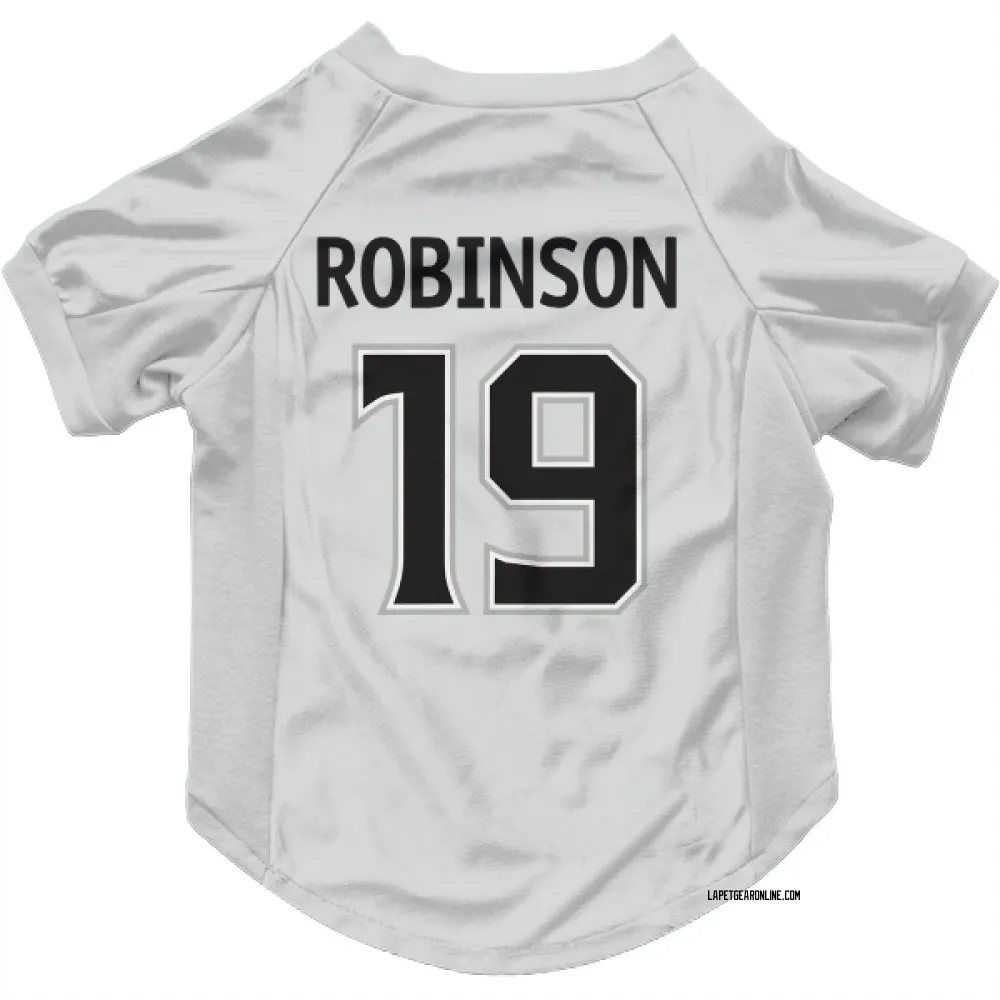 Los Angeles Kings Larry Robinson White Pet Jersey for Dog & Cat